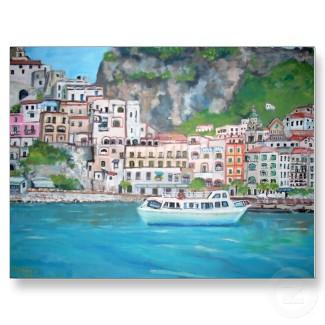 Amalfi Coast Postcard