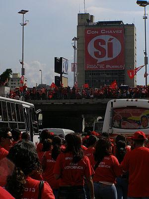 demostrarion in favor of the reform for Hugo C...