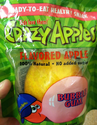 Bubblegum flavored apple