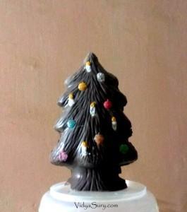 Chocolate Christmas Tree at home