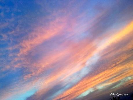 Evening Sky from the terrace at home