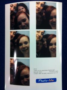 Acted like fools in a photobooth...