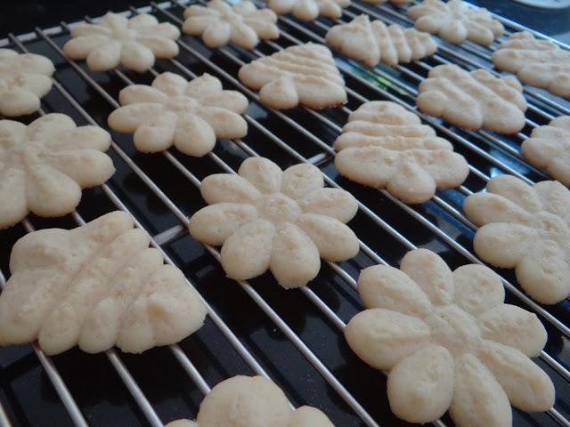 Orange White Chocolate Spritz Cookies