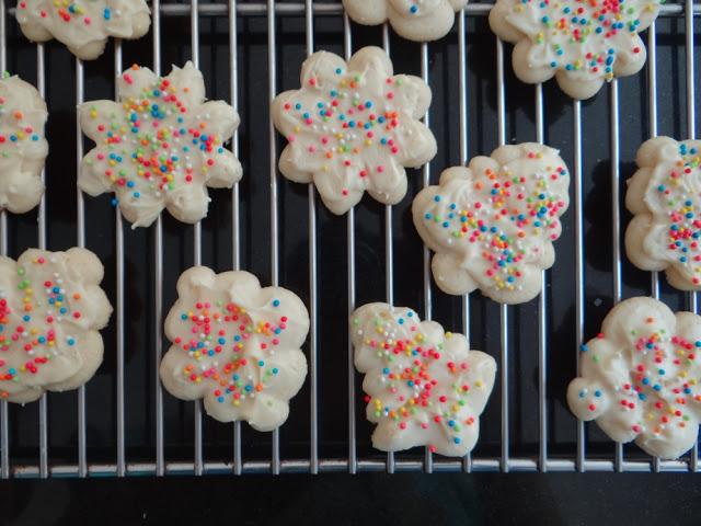 Orange White Chocolate Spritz Cookies