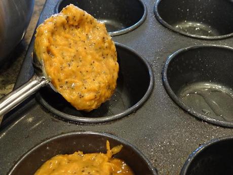 Carrot Poppy Seed Muffins with Orange Glaze