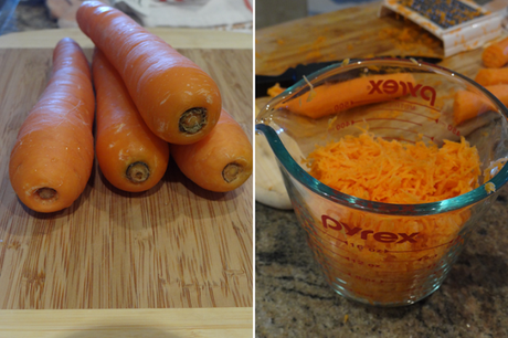 Carrot Poppy Seed Muffins with Orange Glaze
