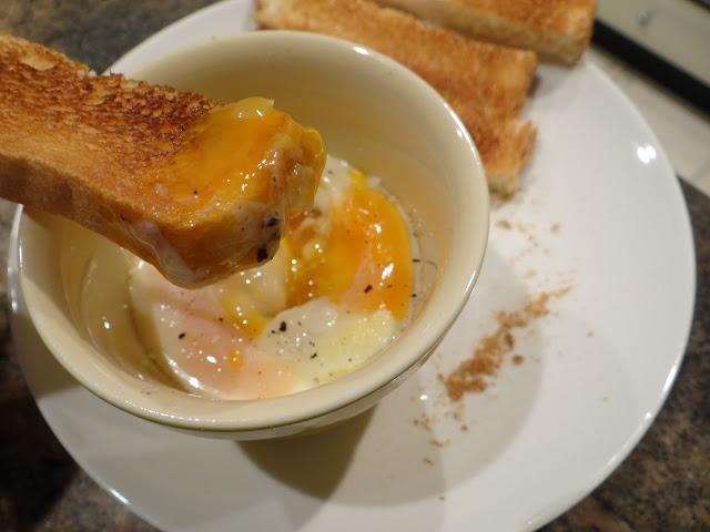 Baked Eggs and Soldiers