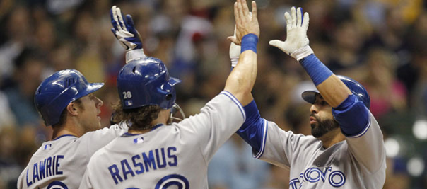 Lawrie, Rasmus, Bautista - 2013 Blue Jays