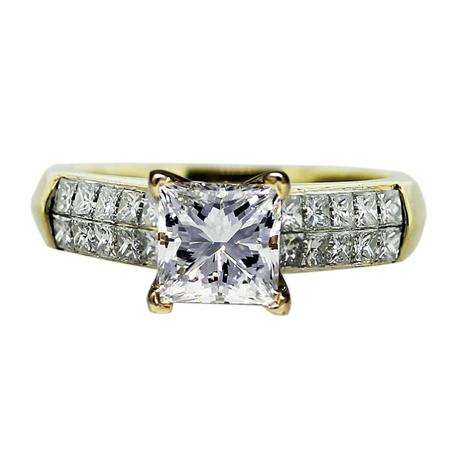 princess engagement ring boca, princess shaped engagement ring, princess diamond