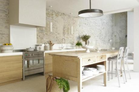 beautiful stonework in a modern kitchen