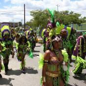 Playing Mas Carnival in Trinidad