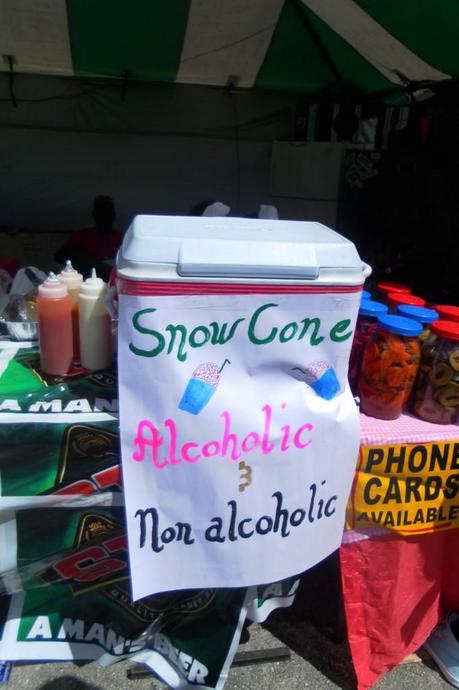 Alcoholic Snow Cones - Carnival in Trinidad