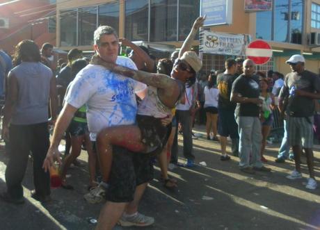 Wining at J'Ouvert - Carnival in Trinidad