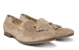 Clean to Start Off Thirteen:  Alexander McQueen Suede Tasselled Loafers