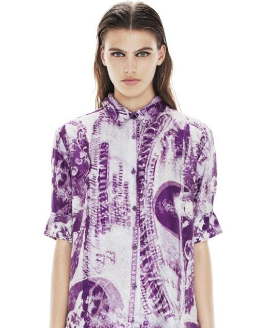 LAVENDER BLOUSE//ACNE