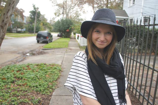 outfit: wide brim fedora