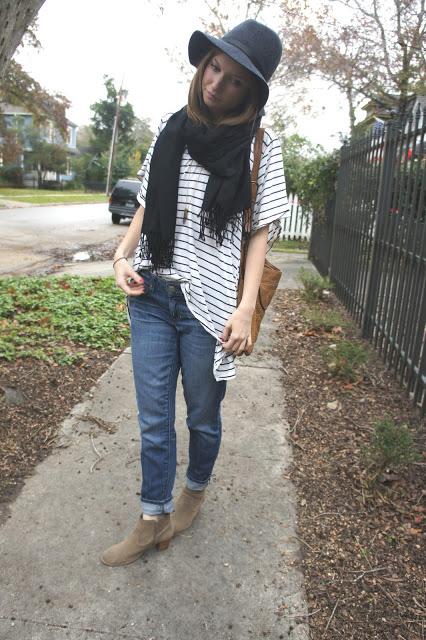 outfit: wide brim fedora