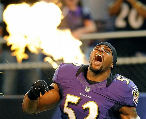 ray lewis breathing fire