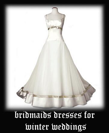 bridmaids dresses for winter wedding
