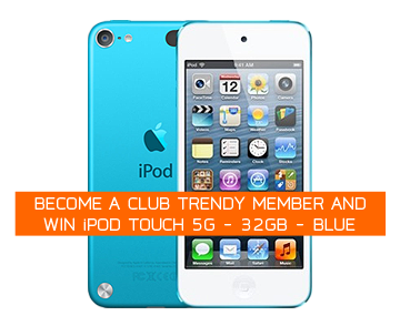 Win this iPod touch 5G 32GB - blue