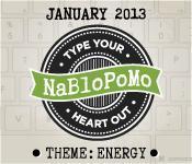 When Most Energetic? #nablopomo