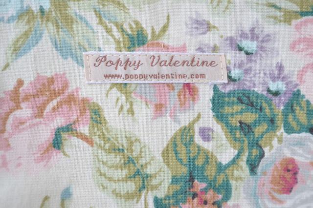 POPPY VALENTINE VINTAGE FABRIC