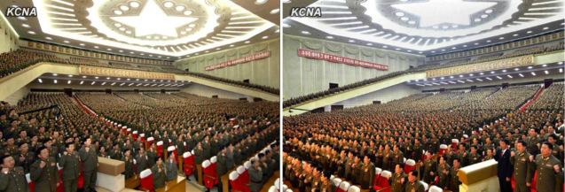 View of the 25 April House of Culture on 4 January 2013 when a meeting of KPA personnel pledged to implement tasks outlined in Kim Jong Un's New Year's Address (Photos: KCNA)