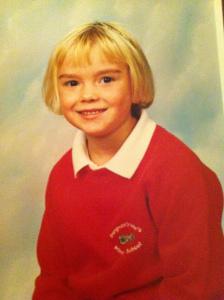 Yes. This is how sexy my hair was in primary school! 