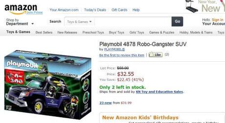 Amazon.com Playobile Robo-Gangster SUV