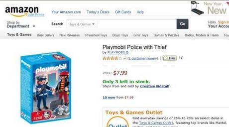 Amazon-Playmobil -Police with Thief