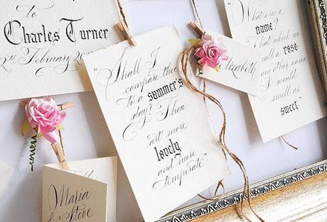 wedding calligrapher uk