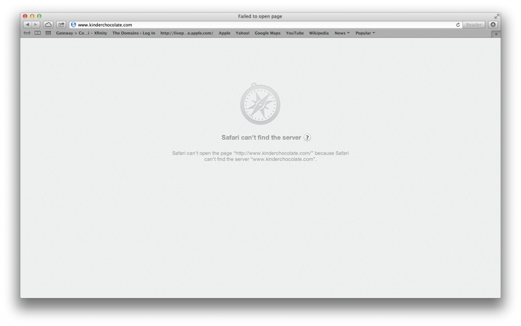 UDRP Filed On Generic kinder-chocolate.com By Owner Of kinderchocolate.com Which Doesn’t Resolve