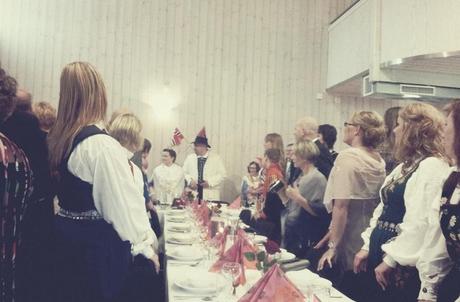 Sami Norwegian wedding party