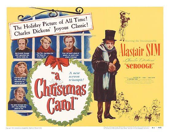 Christmas Carol 1951 Poster