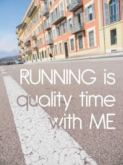 Running Is Quality Time with Me