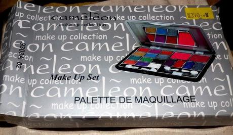 Cameleon Eyeshadows and Blsuh Palette - Rs. 395