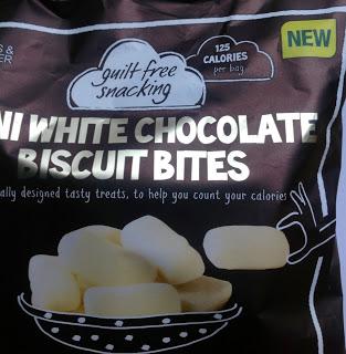 Marks & Spencer Guilt Free Snacking Review - White Chocolate Biscuit Bites