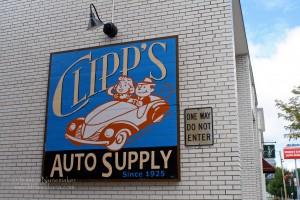 Nappanee, Indiana Signs: Clipp's Auto Supply