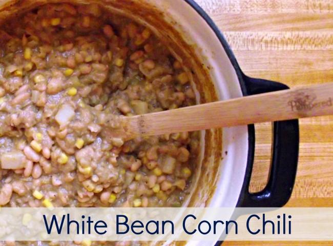 White Bean Corn Chili Recipe 650x480 White Bean Corn Chili