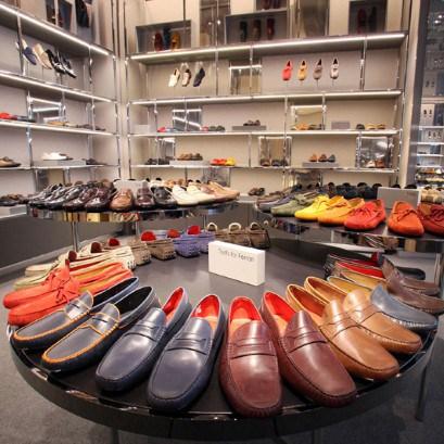 Mens Shoes Display in Selfridges