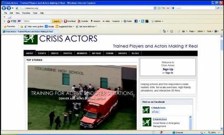 Crisis Actors Homepage