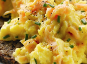 Creamy Scramble Eggs with Salmon