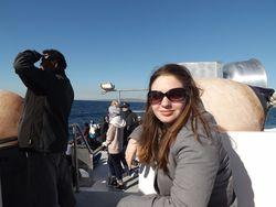 Whale watching with Katherine
