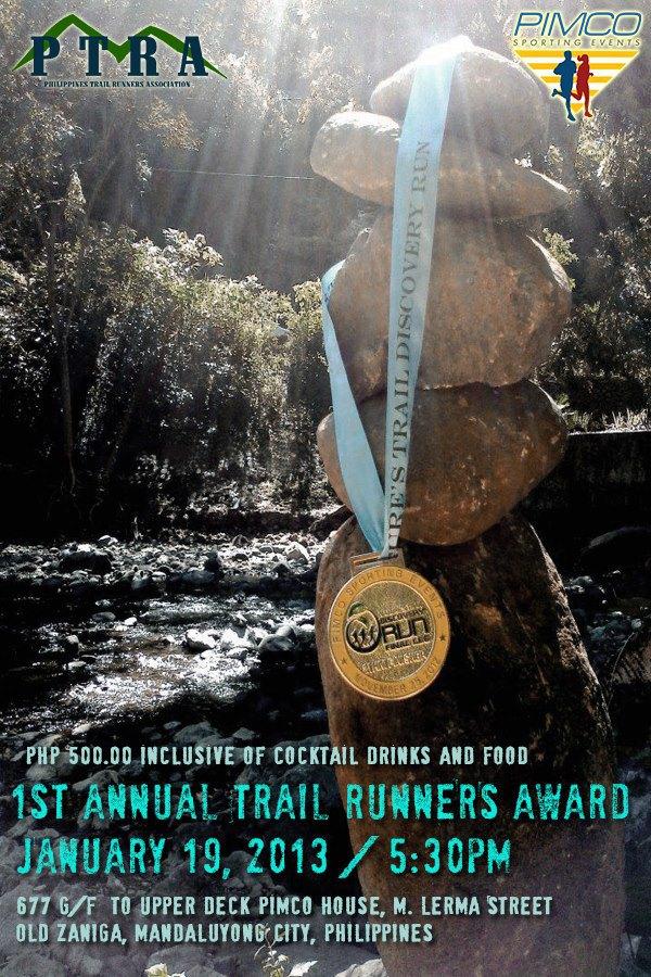 1st Annual Trail Runners Award by PTRA