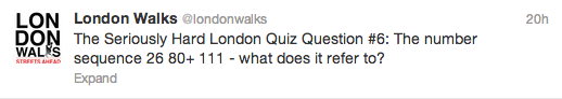 The Seriously Hard London Quiz
