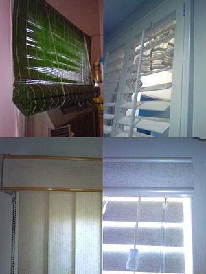 Some pictures of window blinds I took and put ...