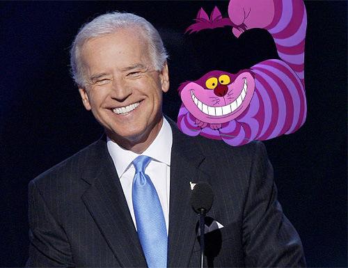 Biden and Cheshire Cat