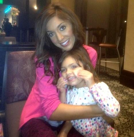 Teen Mom Farrah Abraham and daughter