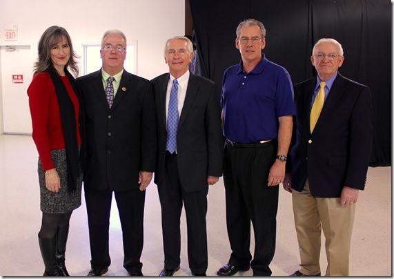 Catherine Staat, Representative Terry Mills, Governor Steve Beshear, Blaine Staat, Senator Vernie McGaha