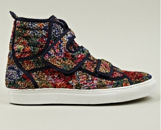 Florally For Him:  Raf Simons Classic Floral Velcro Sneaker